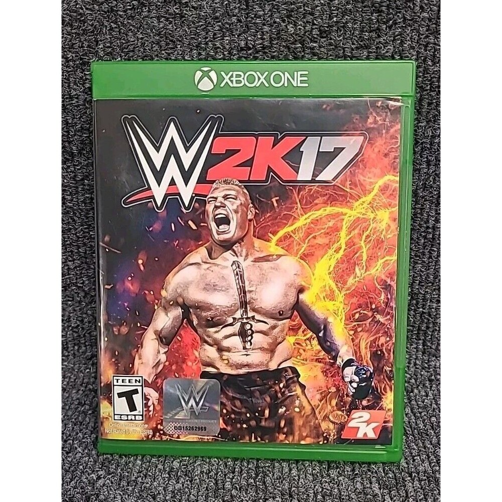 Xbox One WWE 2K17 Wrestling Microsoft Manual Tested